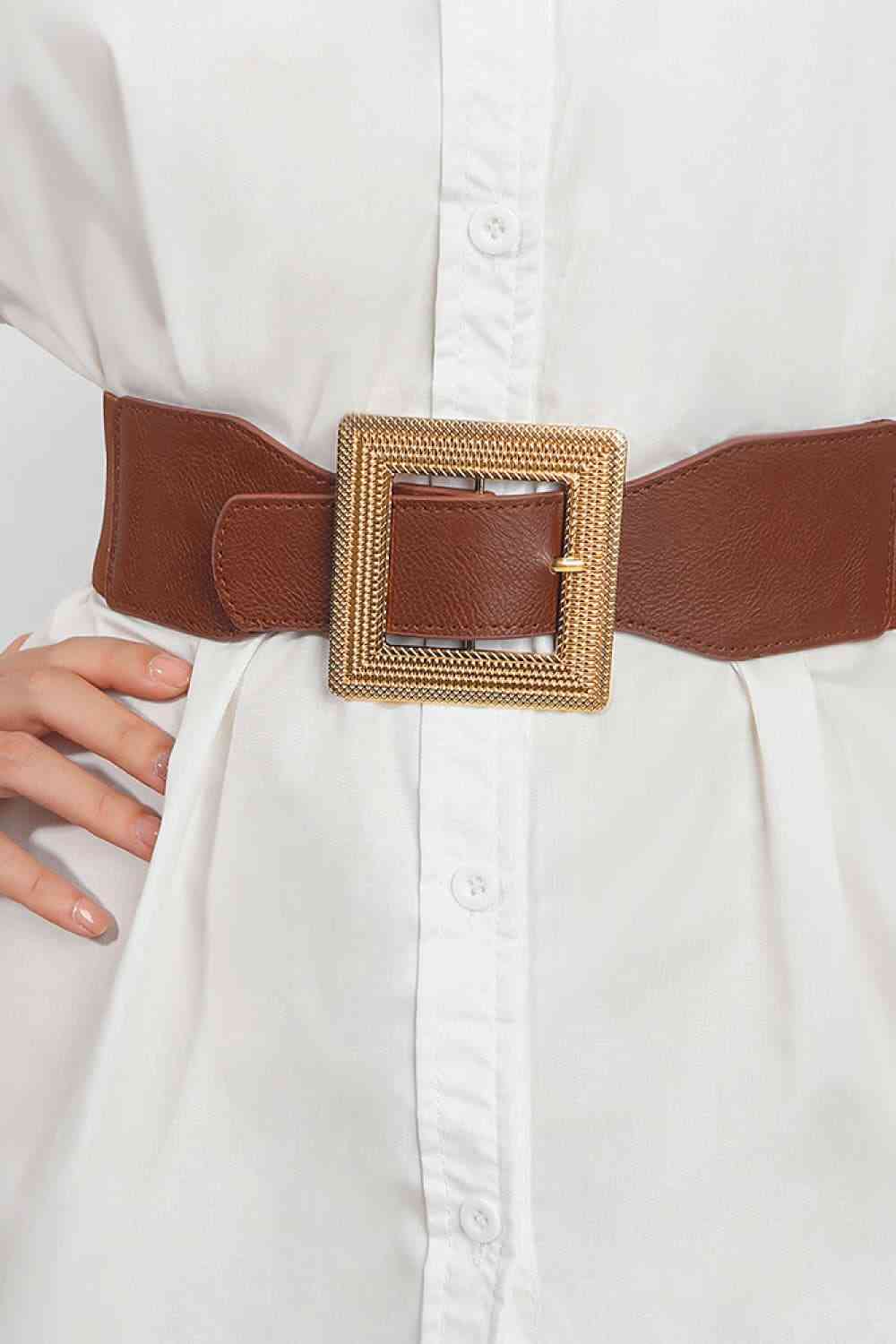 Radiant Allure Leather Belt